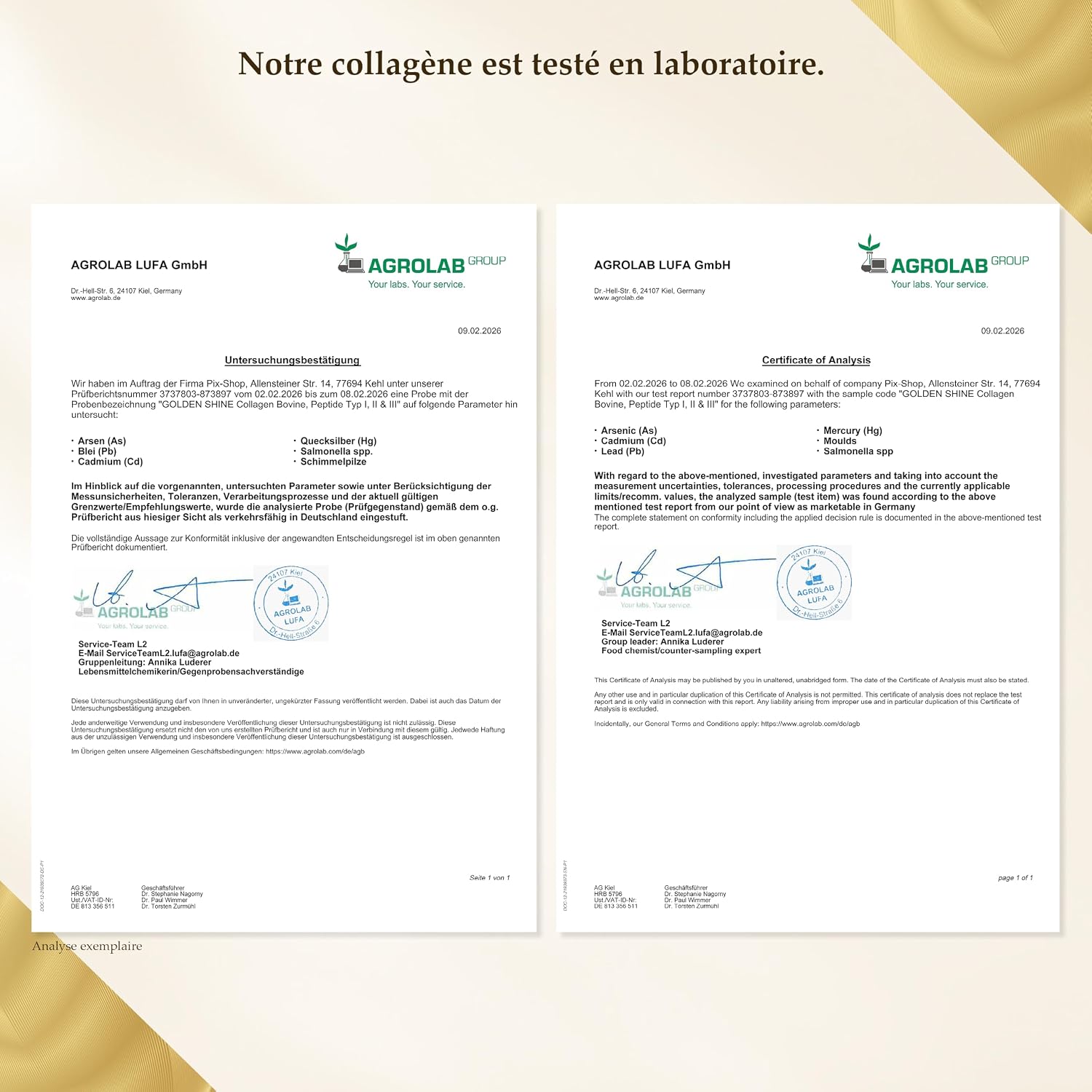Hydrolyzed Collagen Powder 1000g Peptides Types I II & III Neutral Taste | 100% Pure Bioactive Collagen Protein Highly Dosed Excellent Solubility Controlled Quality 500g 700g 1000g 1500g - Image 8