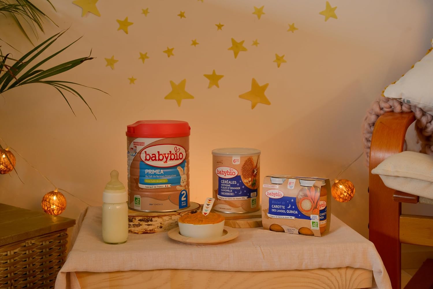 Babybio Verbena Orange Blossom Chamomile Cereal 6 Months + 220 g (Pack of 2) - Image 3