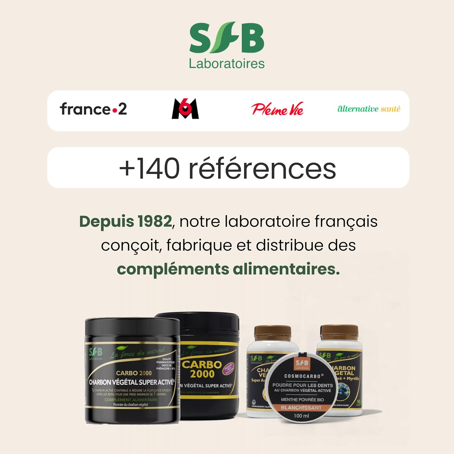 SFB Laboratoires - Super Activated Vegetable Charcoal with Blueberry - High Absorption - Limits Bloating - Reduces Intestinal Gases - Digestive Wellness - 90 Vegetable Capsules - Image 8