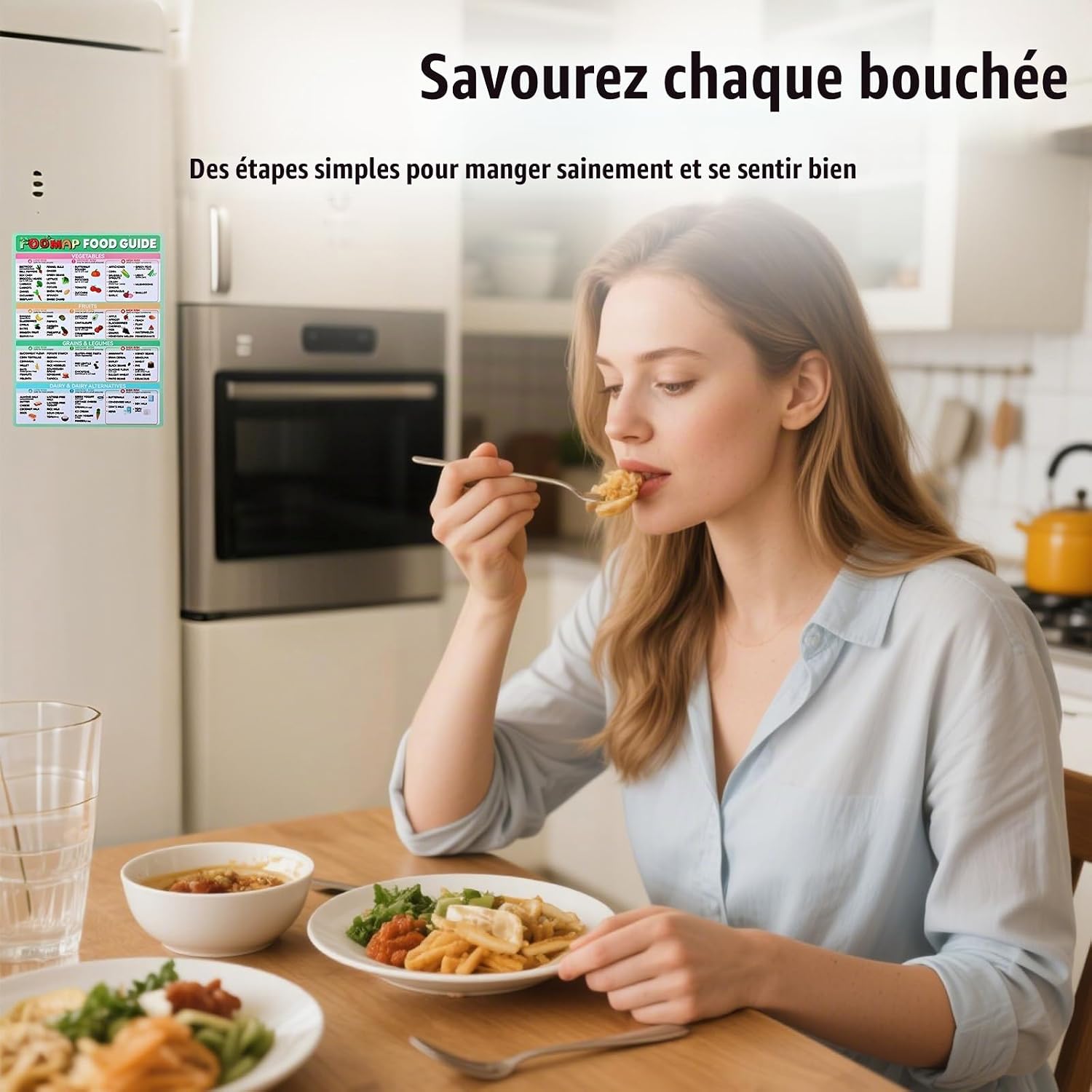 Gosknor FODMAP Fridge Magnet Board Food Guide Gut Health Meal Planning List Low FODMAP Low FODMAP Diet Chart Nutrition Poster - Image 8