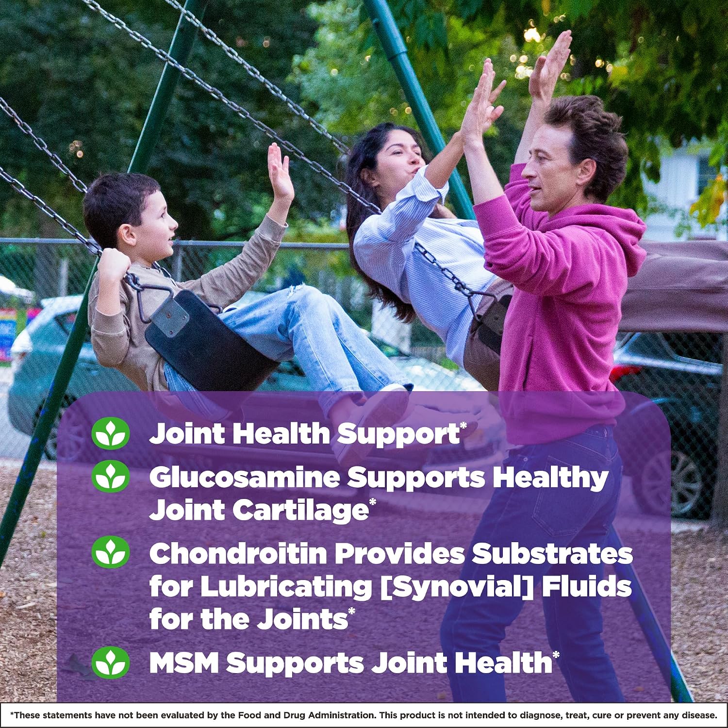 Natrol Glucosamine and Chondroitin Joint Supplement with MSM 90 Tablets - Image 4