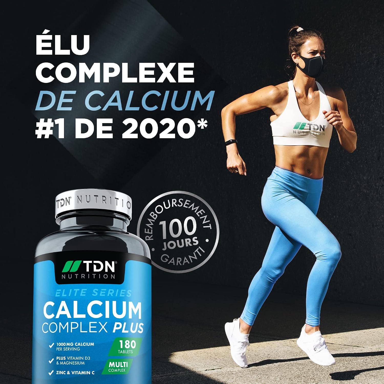 Calcium Vitamin D Supplement - 180 Tablets - Calcium Complex with Vitamin D3, Magnesium, Zinc and Vitamin C - Bone, Joint & Muscle Health - Made in the UK - Image 8