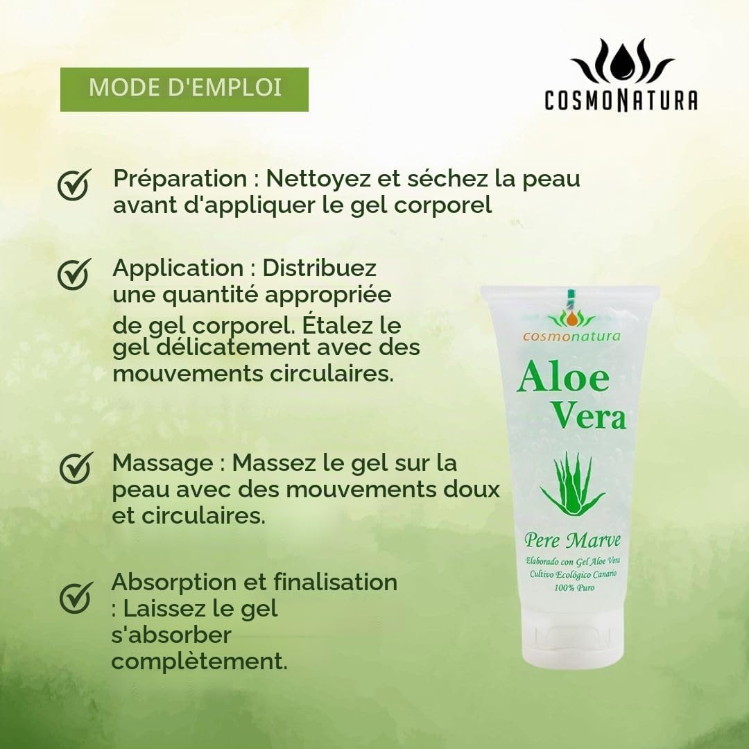 Aloe Vera gel extract from fresh leaves grown organically from the Canary Islands: Natural hydration and regeneration in 100 ml format - Bionatural - Image 4