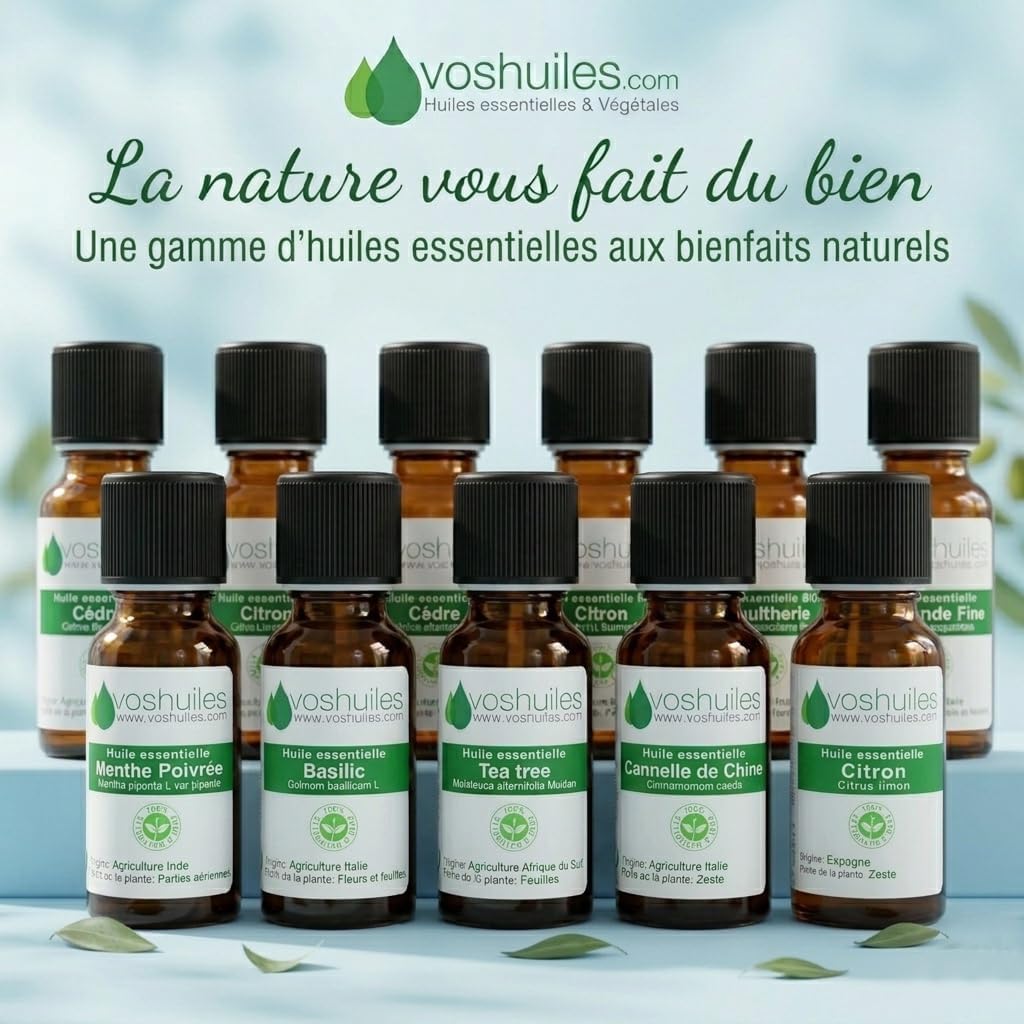 VOSHUILES - Roman Chamomile Essential Oil 5 ml - 100% Pure and Natural - HEBBD - Soothing - Ideal for Relieving Tension - Noble - Quality Essential Oil - Image 7