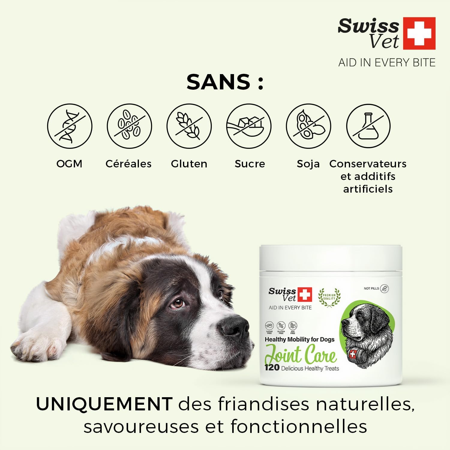SwissVet Joint Care for Dogs – 120 Soft Chews with Glucosamine, MSM, Collagen, Chondroitin, Vitamin C & E – Supports Joint Health and Mobility - Image 7