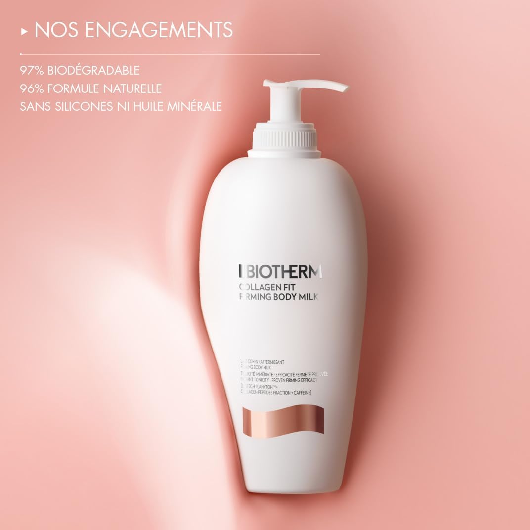 Biotherm Collagen Fit, Firming Moisturizing Body Lotion | All Skin Types, Plankton, Collagen and Caffeine Peptides, Improves Elasticity and Firmness, Moisturizing Light Texture - Image 10