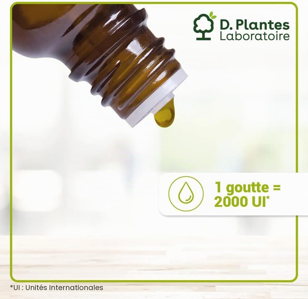 D.PLANTES - Vitamin D3 2000 IU - Food Supplement - Immunity, Normal Bone - Boost in Life D - Plant Origin - Certified Vegan - 20 ml - Image 6