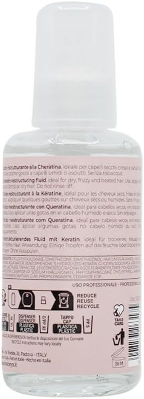 Inebrya Ice Cream Keratin Restructuring Serum - Fluido Ristrutturante 100m - Image 4