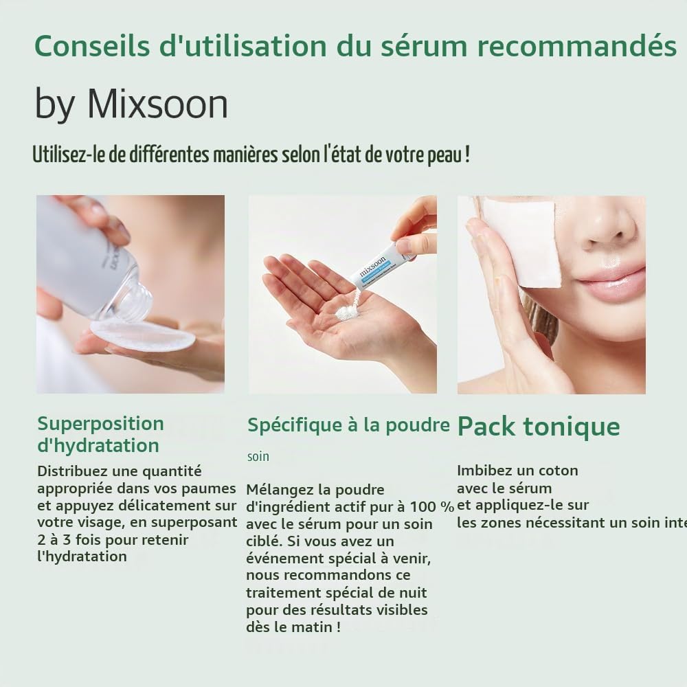 mixsoon Hyaluronic Acid Serum with Ice Water - Intense Hydration, Multi-Molecular AH, Balances Moisture and Refines Skin Texture for a Luminous Glow, Vegan, 30ml - Image 9
