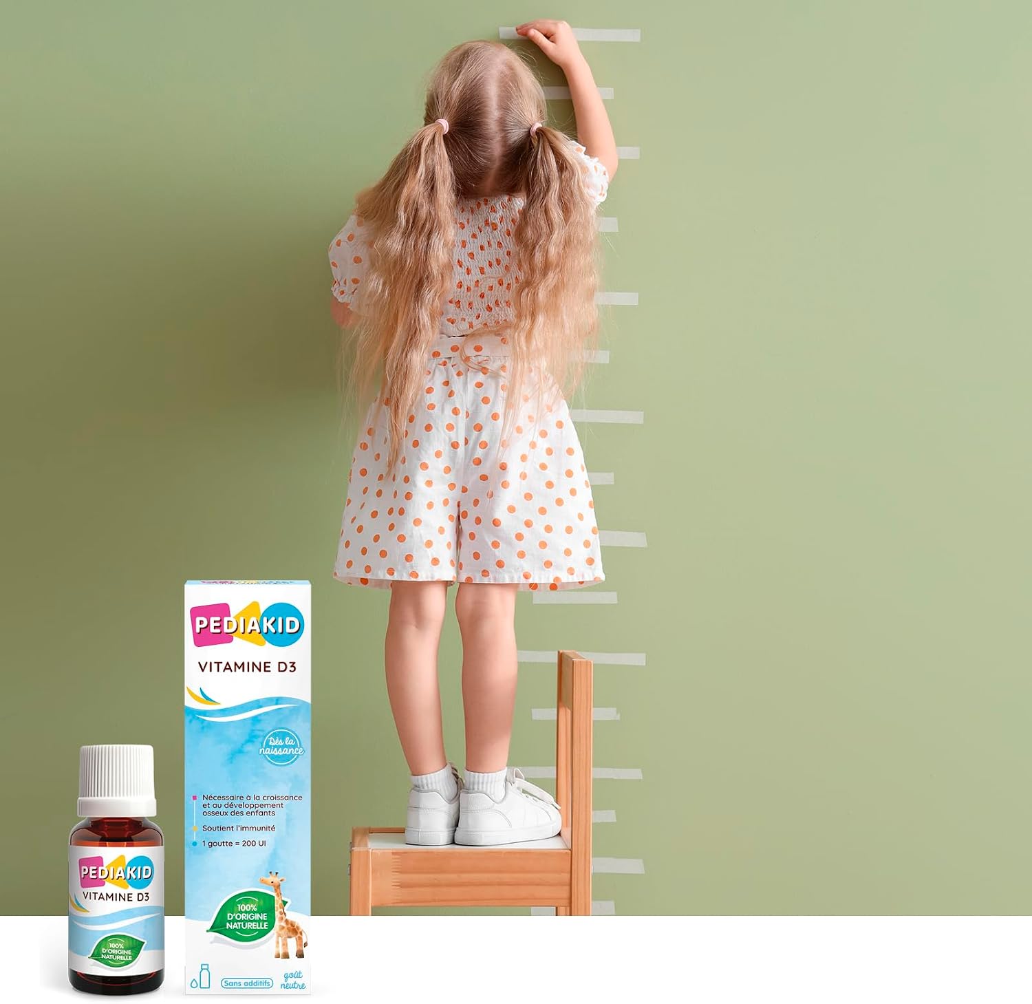 PEDIAKID - Vitamin D3 100% of natural origin - Strengthening natural defenses - From birth - Covers 200% of recommended daily intake - Image 5