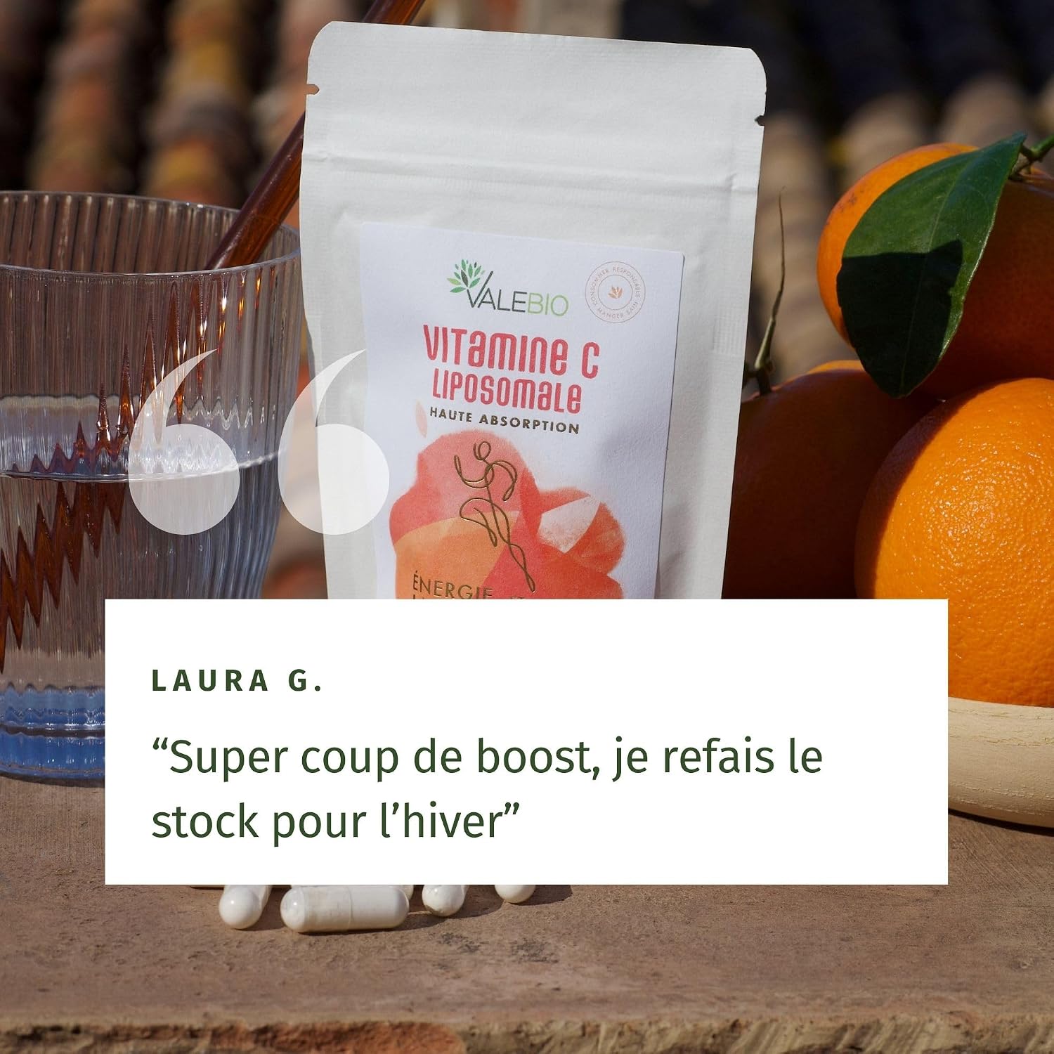Liposomal Vitamin C | Energy and Immunity Complex | Strengthens the Immune System | Antioxidant | Cure 1 Month | Valebio - Image 5