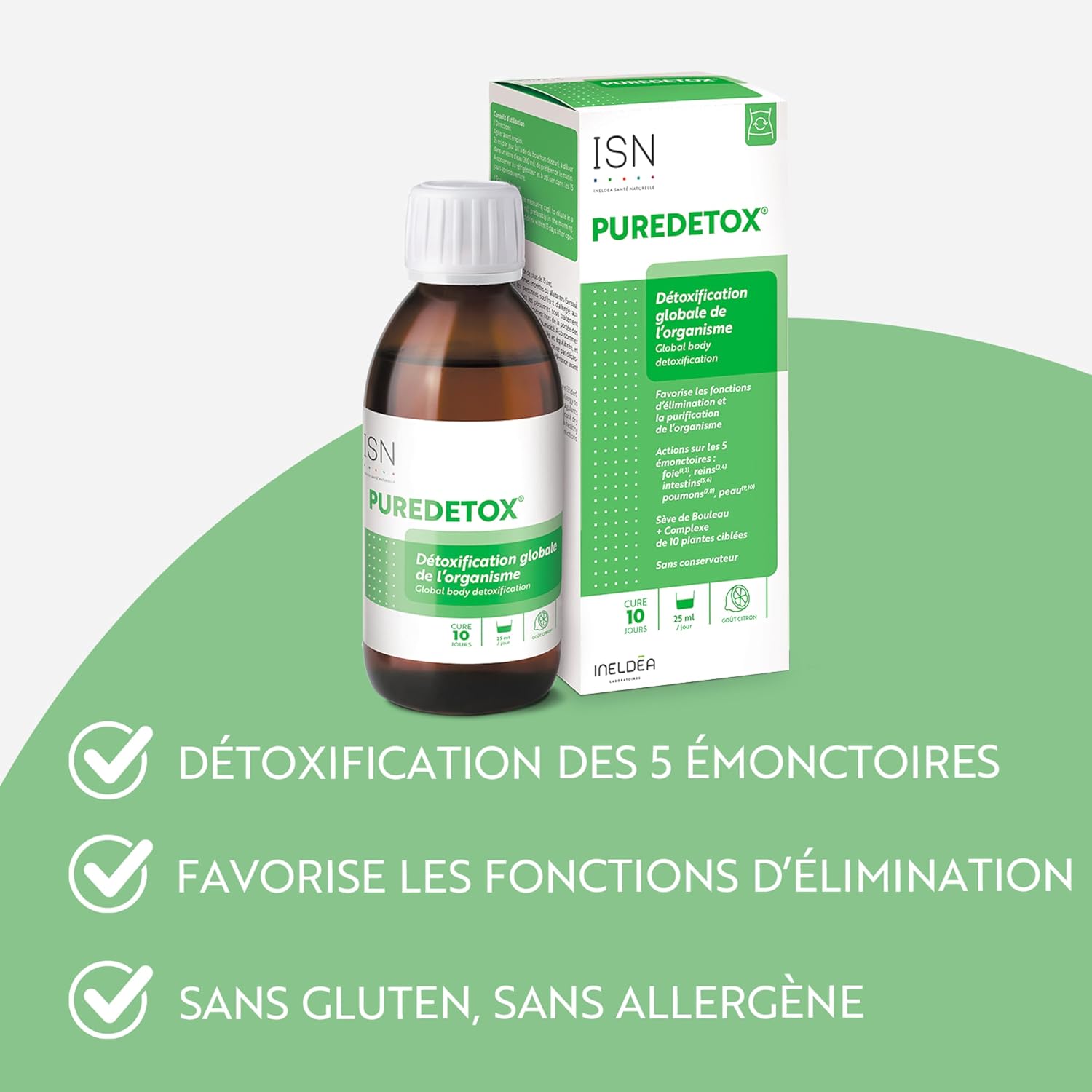 ISN Puredetox, Toxin Removal, Sugar Free Gluten Free, Cure 10d - Image 5