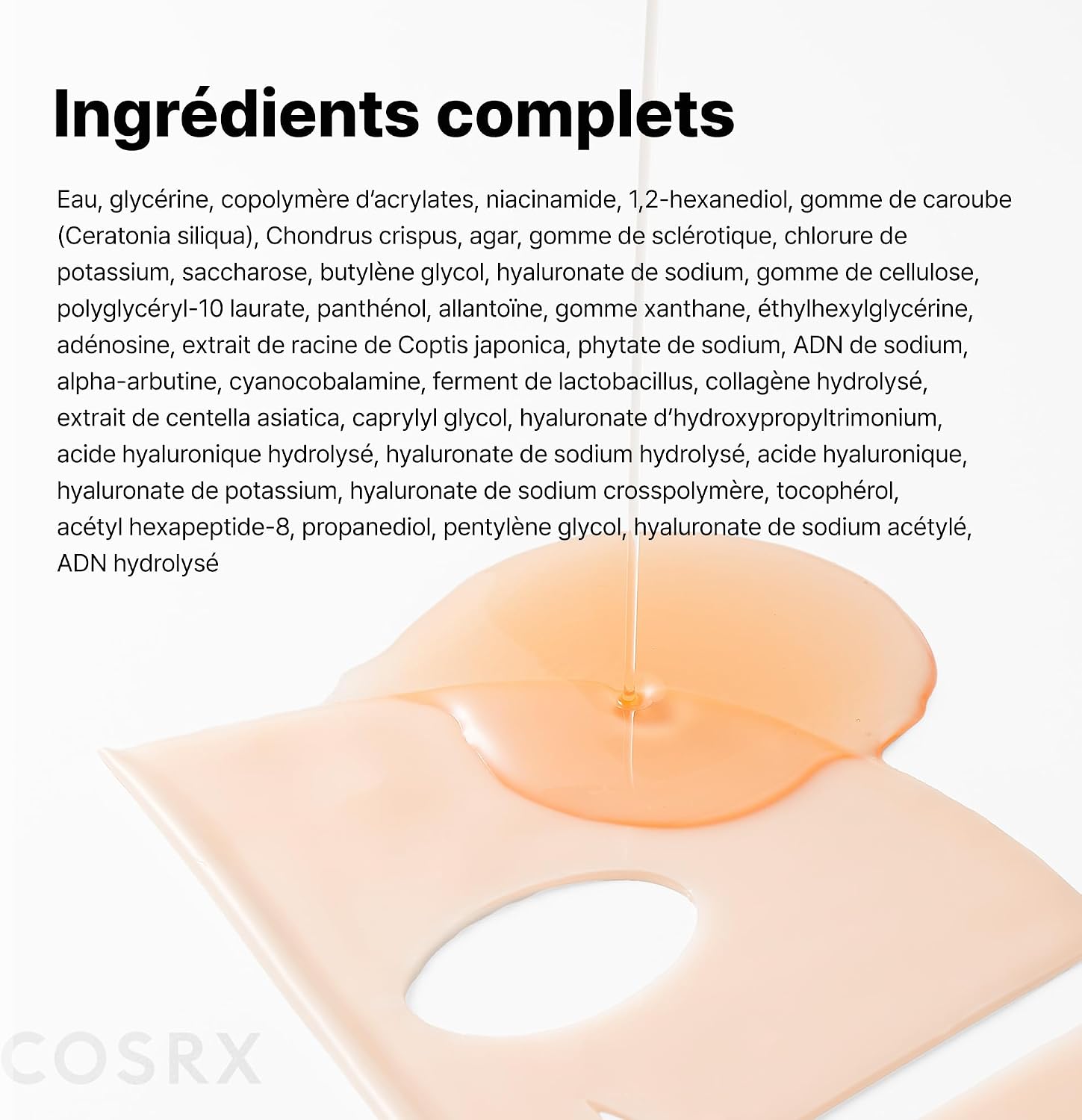 COSRX 5 PDRN Hyalruronic Acid Vital Hydrating Hydrogel Mask 3EA for the Face, with 5 PDRN and 8 Hyaluronic Acids, Night Hydrogel Mask for Luminous Skin, Korean Skincare - Image 9