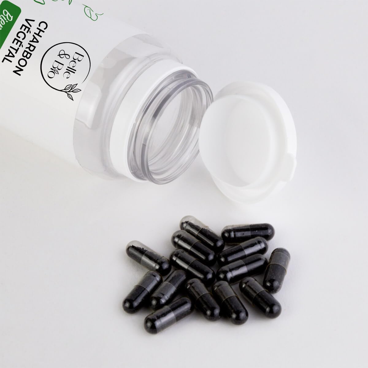 DIGESTION & TUMMY PAIN - 100% Activated Vegetable Charcoal - 120 Capsules - 1 Month Cure - Belle & Bio Food Supplement - Made in France - Image 3