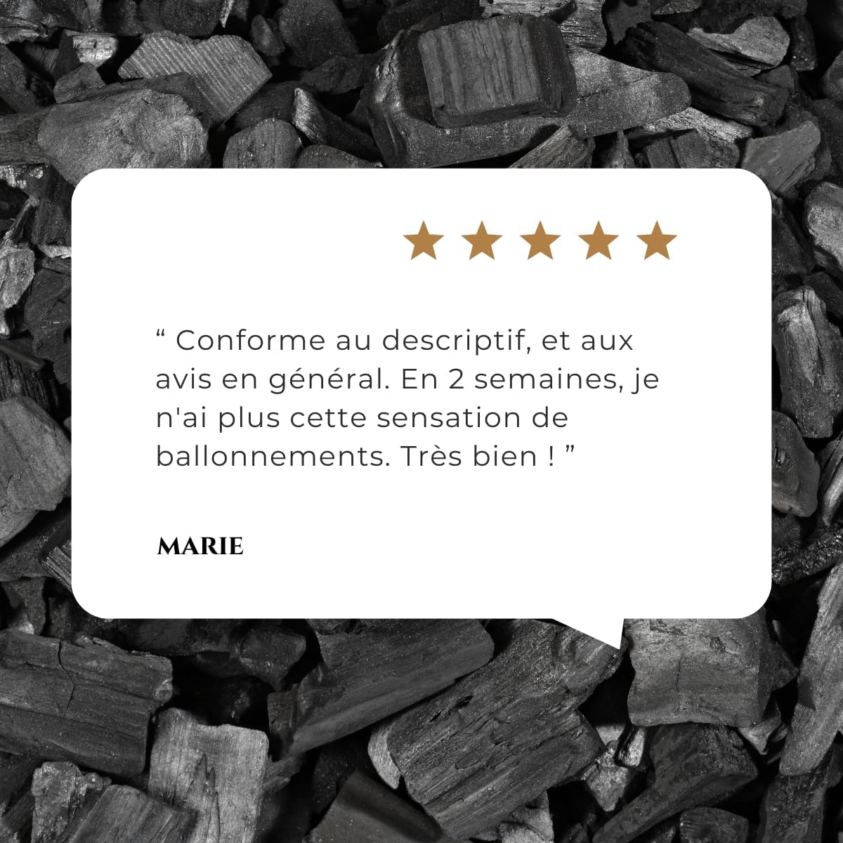 DIGESTION & TUMMY PAIN - 100% Activated Vegetable Charcoal - 120 Capsules - 1 Month Cure - Belle & Bio Food Supplement - Made in France - Image 7