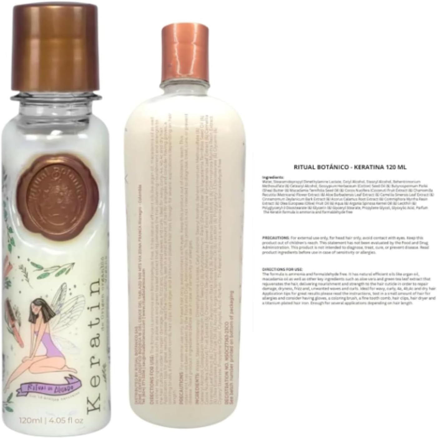 MAIKE AMOUR Keratina, RITUAL BOTANICO 120ml Keratin Treatment with 12 Natural Oils and Amino Acids for Shine, Softness and Nutrition - Original Product from Colombia. - Image 3