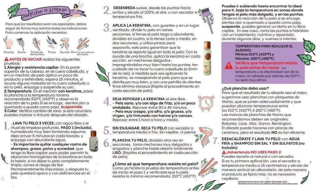 MAIKE AMOUR Keratina, RITUAL BOTANICO 120ml Keratin Treatment with 12 Natural Oils and Amino Acids for Shine, Softness and Nutrition - Original Product from Colombia. - Image 6
