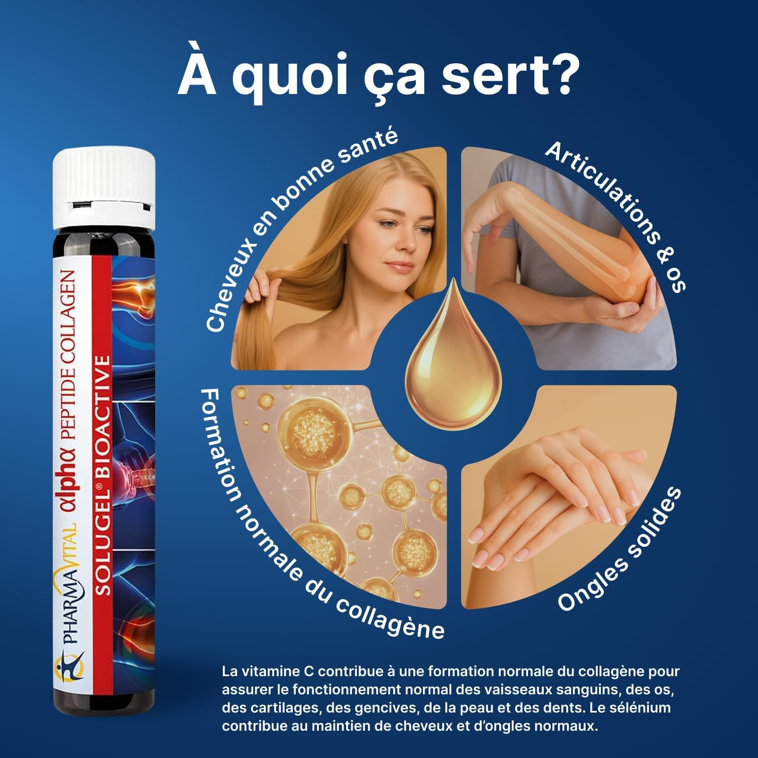 Alpha Peptide Collagen Drinking Collagen - Liquid Collagen 50 Ampoules, 10,000mg Collagen Hydrolysate - With Collagen Peptides Type 1 & 3 - Tested in External Laboratory - Image 5
