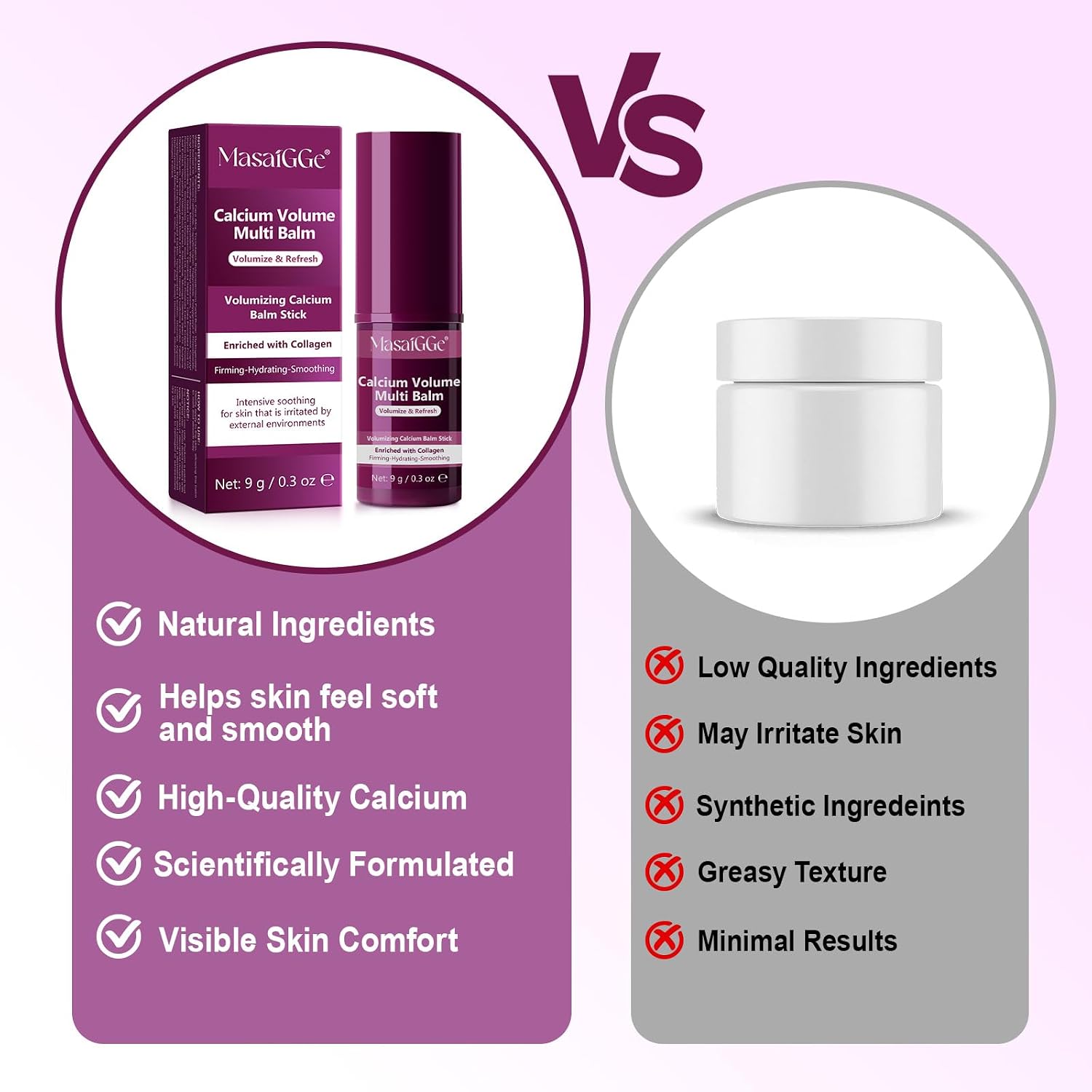 Calcium Wrinkle Capture Stick (0.3oz), Multi Balm Stick for Wrinkles, Calcium Volume Multi Balm, Multi-Volume Balm, Korean Collagen Moisturizer, Anti-Aging, Firming, Skin Barrier, Nourishes - Image 5