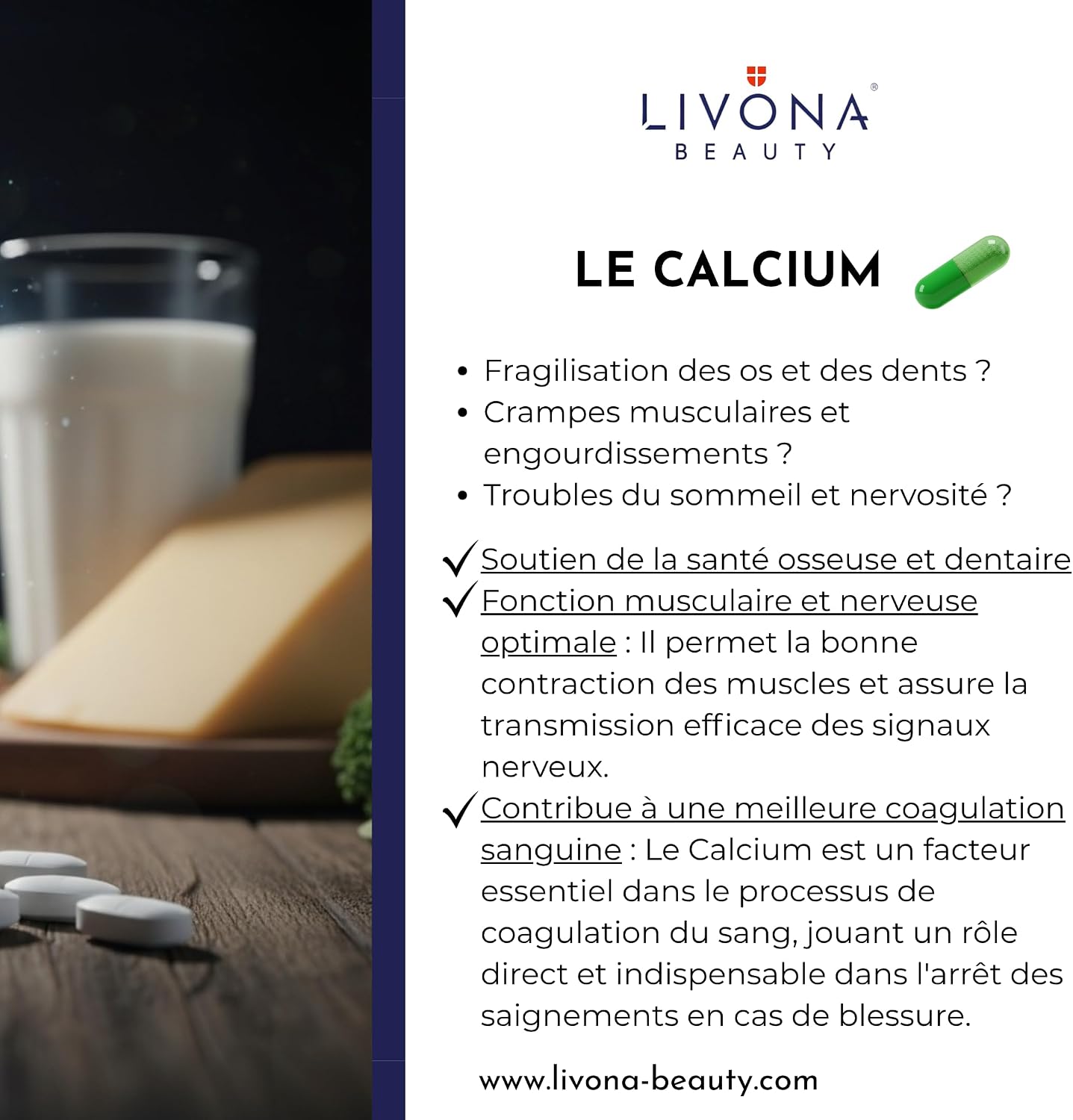 Detox Complex 120 Capsules: Spirulina 100 mg + Chlorella Algae 100mg + Calcium + Artichoke + Choline - Livona Beauty Dietary Supplement - Gluten Free and GMO Free | Vegan - Image 9