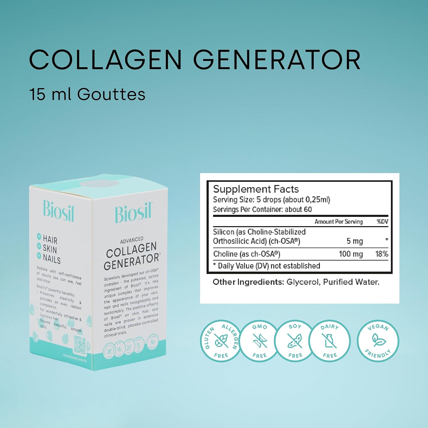 Biosil Collagen Generator - 15 mL Drops - Image 3
