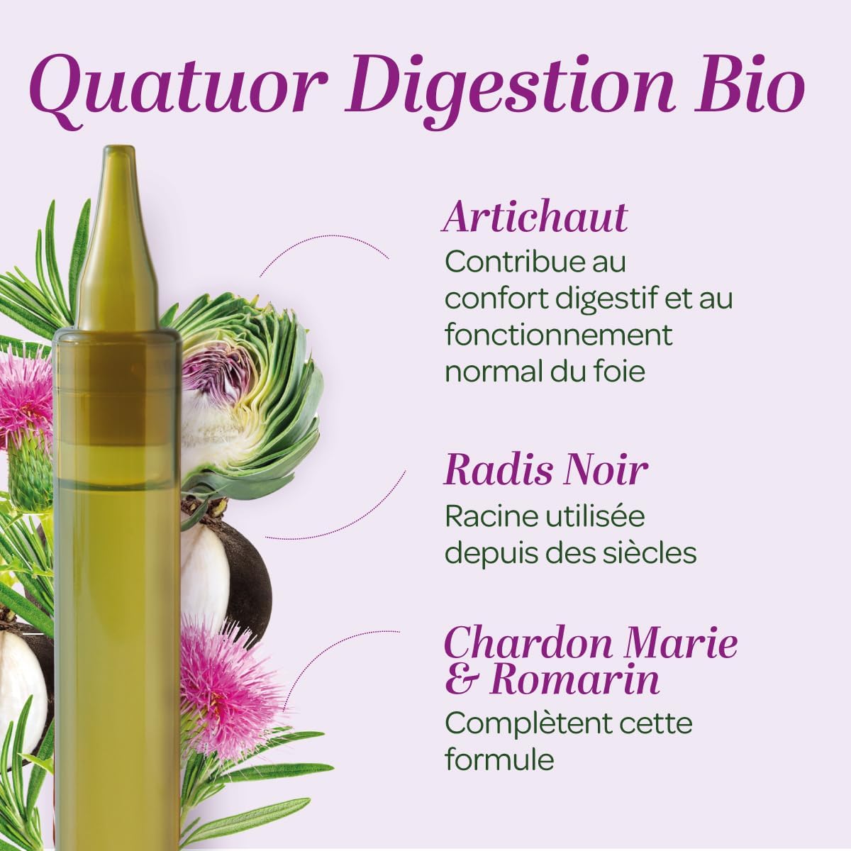 Organic Liver Detox, Digestion – Black Radish, Artichoke, Milk Thistle - Image 3