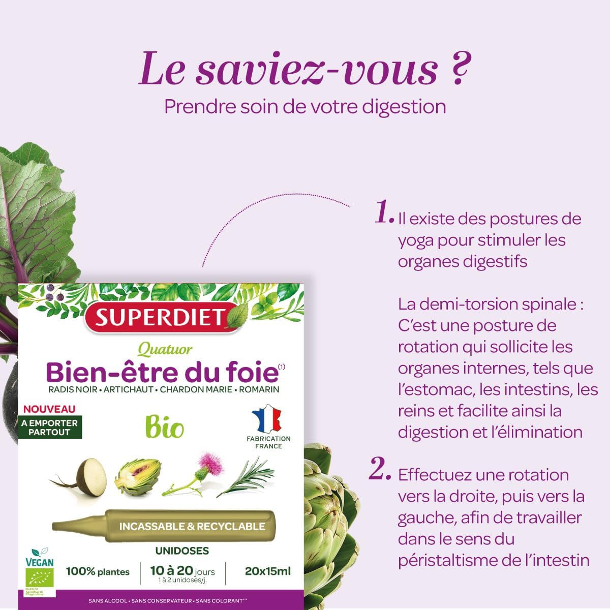 Organic Liver Detox, Digestion – Black Radish, Artichoke, Milk Thistle - Image 5