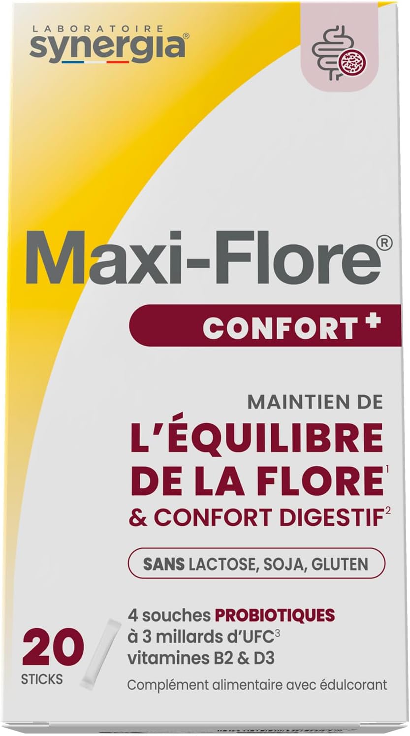 Synergia Maxi-Flore – Lactic Ferments – Intestinal Flora – 20 Sachets - Image 5