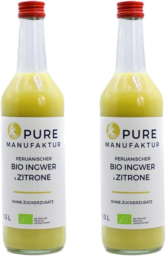 A high quality base concentrate from organic controlled Peruvian ginger - no additives, no sugars (2x500ml) - Image 2