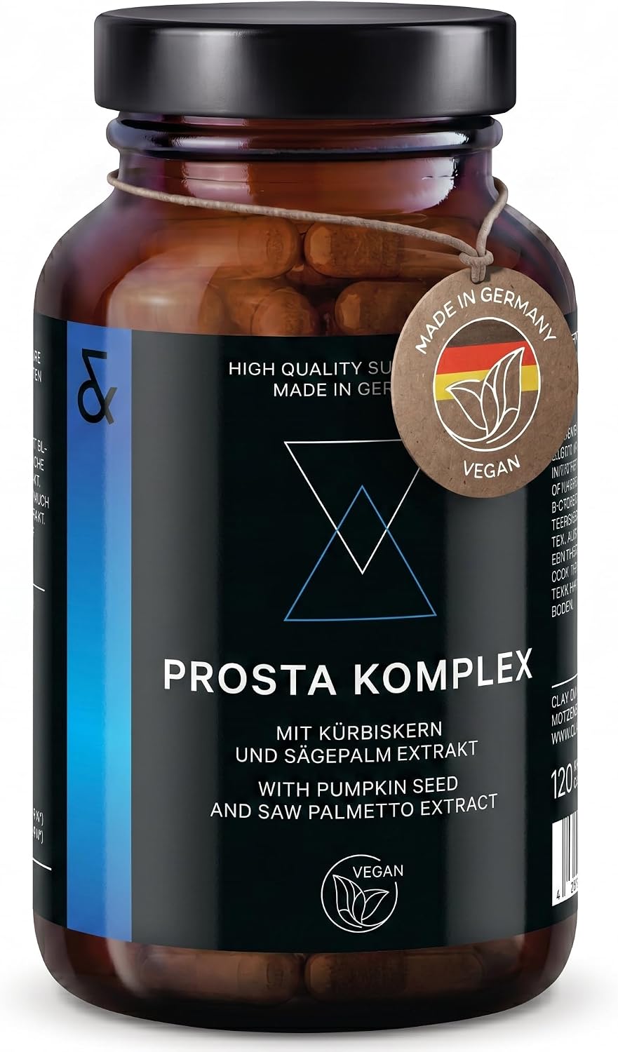 CLAV® N°33 Prosta Complex, with Dwarf Palm & Pomegranate, 120 Capsules - Image 2
