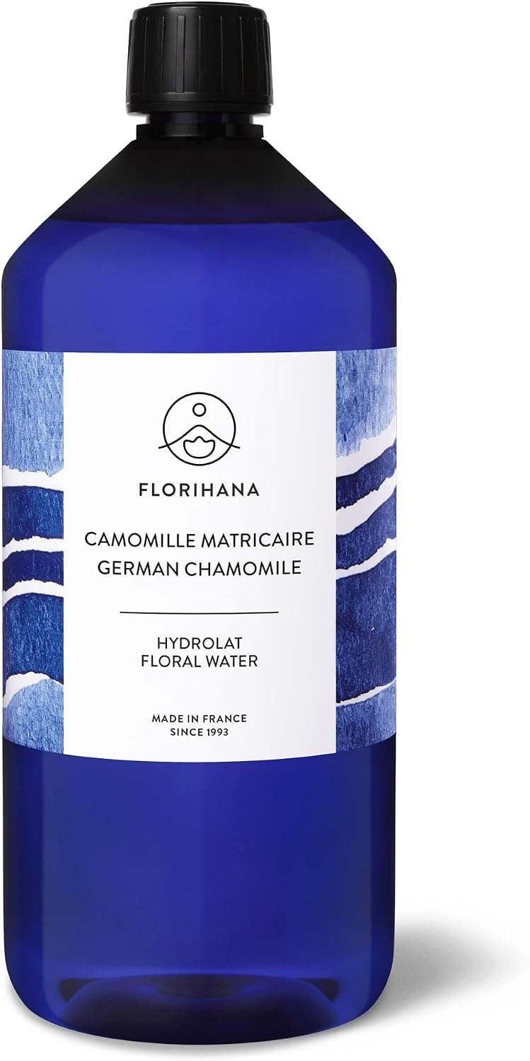 FLORIHANA – Hydrosol (Floral Water) of Organic Chamomile Matricaria – 100% Pure & Natural – 1L - Soothing and anti-inflammatory - Made in France - Image 2
