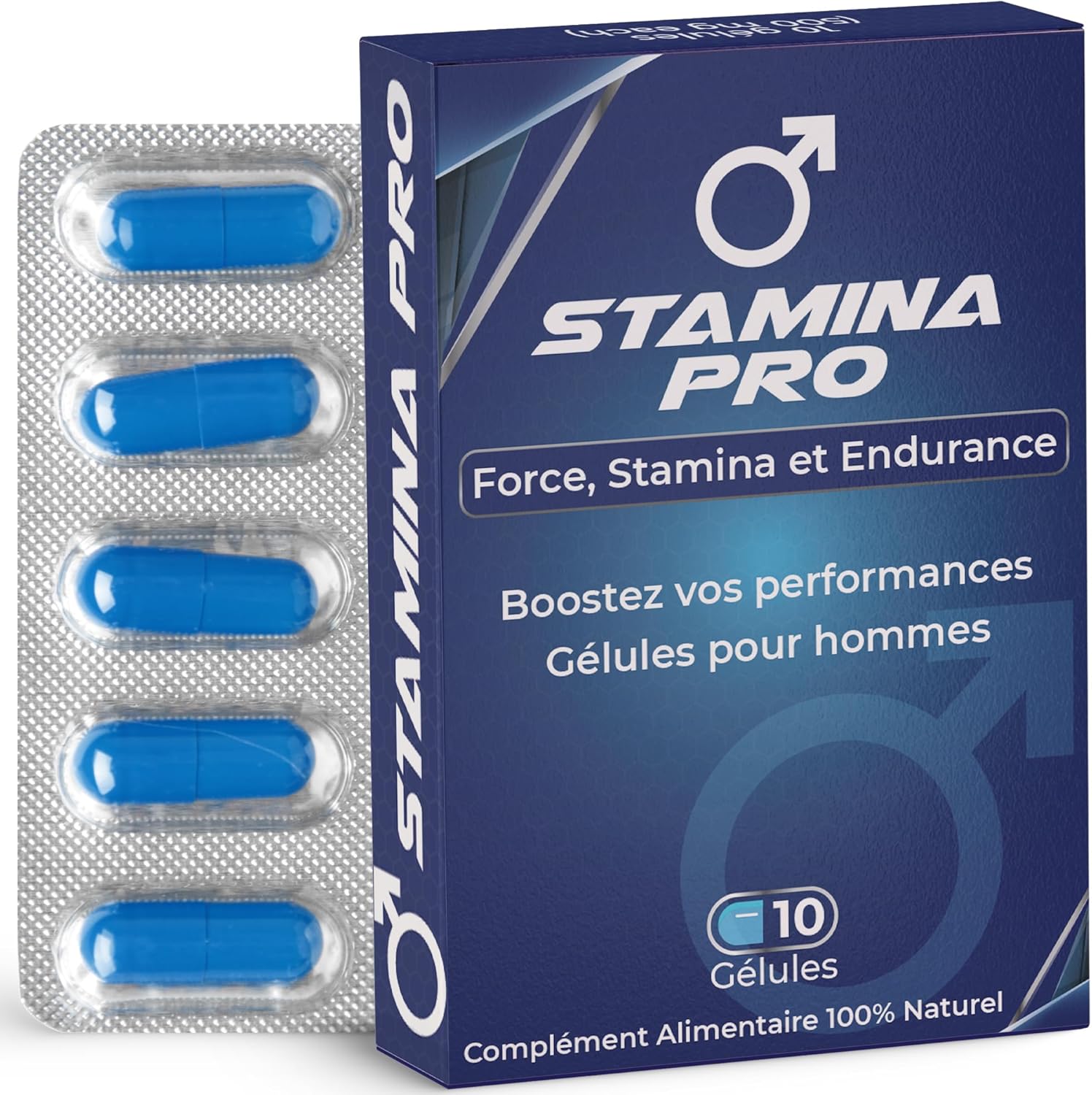 Ginseng Supplement for Men - Herbal Energy Supplement - Daily Vitality Formula, Contains Mollusks, 10 Premium Capsules - Image 2