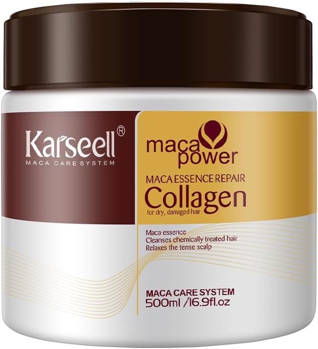 Karseell Collagen Hair Mask 500 ml, Deep Repair Hair Mask for Dry and Damaged Hair - Image 2
