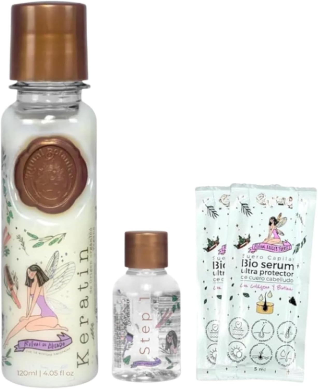 MAIKE AMOUR Keratina, RITUAL BOTANICO 120ml Keratin Treatment with 12 Natural Oils and Amino Acids for Shine, Softness and Nutrition - Original Product from Colombia. - Image 2