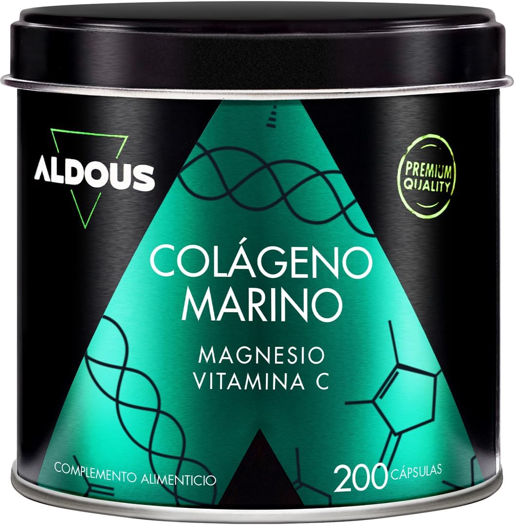Marine Collagen with Magnesium and Vitamin C - 200 capsules - Type 1 and 3 | Marine Collagen for Nails, Hair, Skin Hydration - Beauty - Hydrolyzed Collagen Naticol - Food Supplement - Image 2