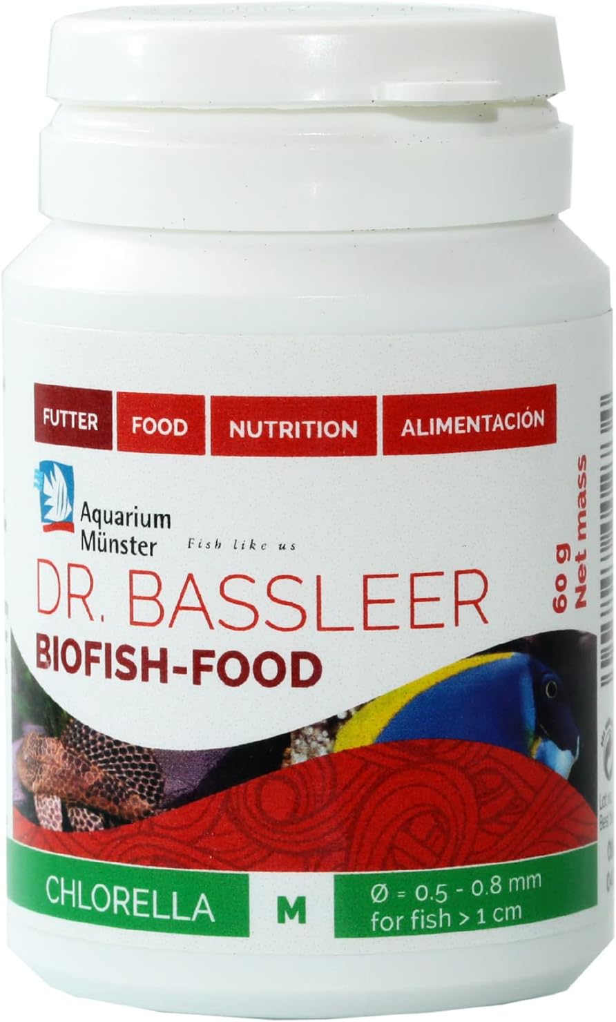 Münster Dr. Bassleer Biofish Food Chlorella M 60g Aquarium - Image 2