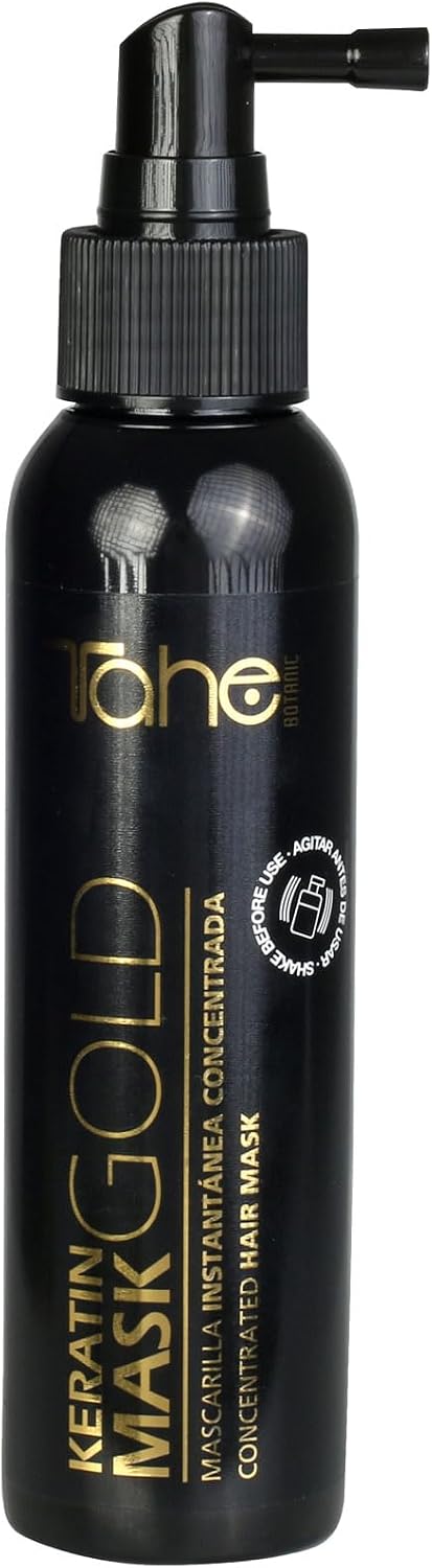 Tahe Keratin Gold Instant Effect Concentrated Mask with Liquid Gold and Keratin, 125 ml - Image 2