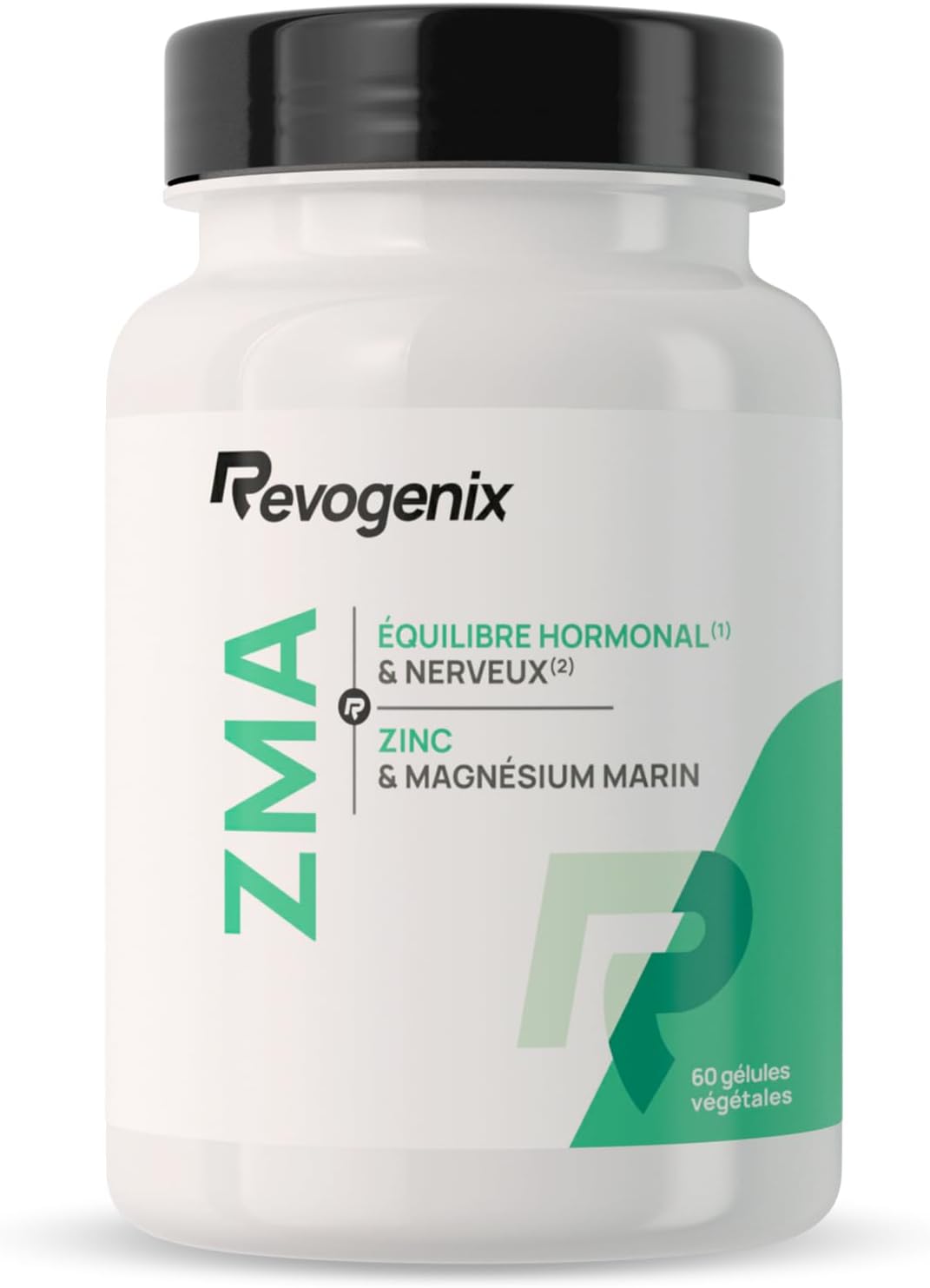ZMA Highly Dosed | Zinc, Magnesium & Vitamin B6 | Facilitates Mass Gain and Muscle Recovery | Support Testosterone Production | 60 Vegan Capsules Without Additives and GMOs | Revogenix - Image 2