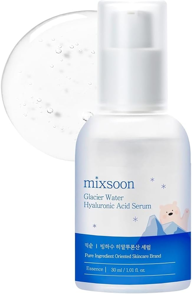 mixsoon Hyaluronic Acid Serum with Ice Water - Intense Hydration, Multi-Molecular AH, Balances Moisture and Refines Skin Texture for a Luminous Glow, Vegan, 30ml - Image 2
