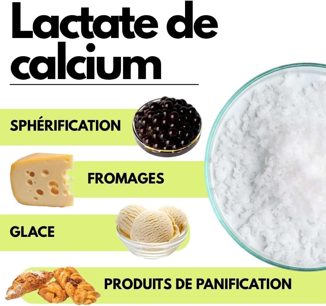 Saporepuro Calcium lactate powder 250g - ideal for spherification in molecular cooking - Image 6