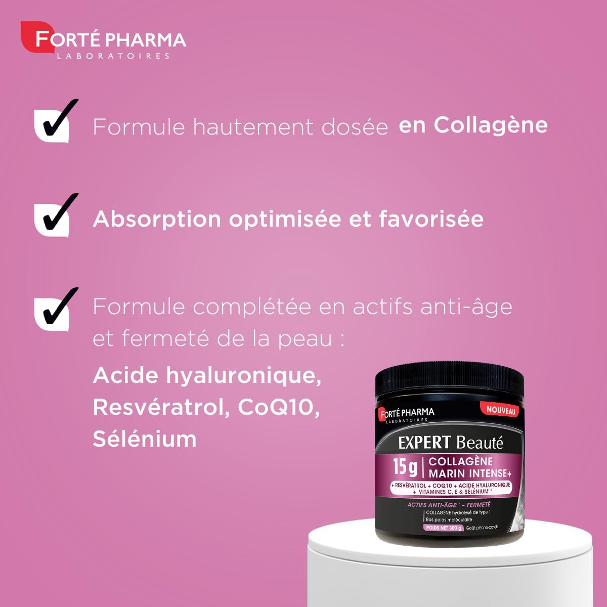 Forté Pharma Expert Intense Marine Collagen Anti Age 300g - Image 3