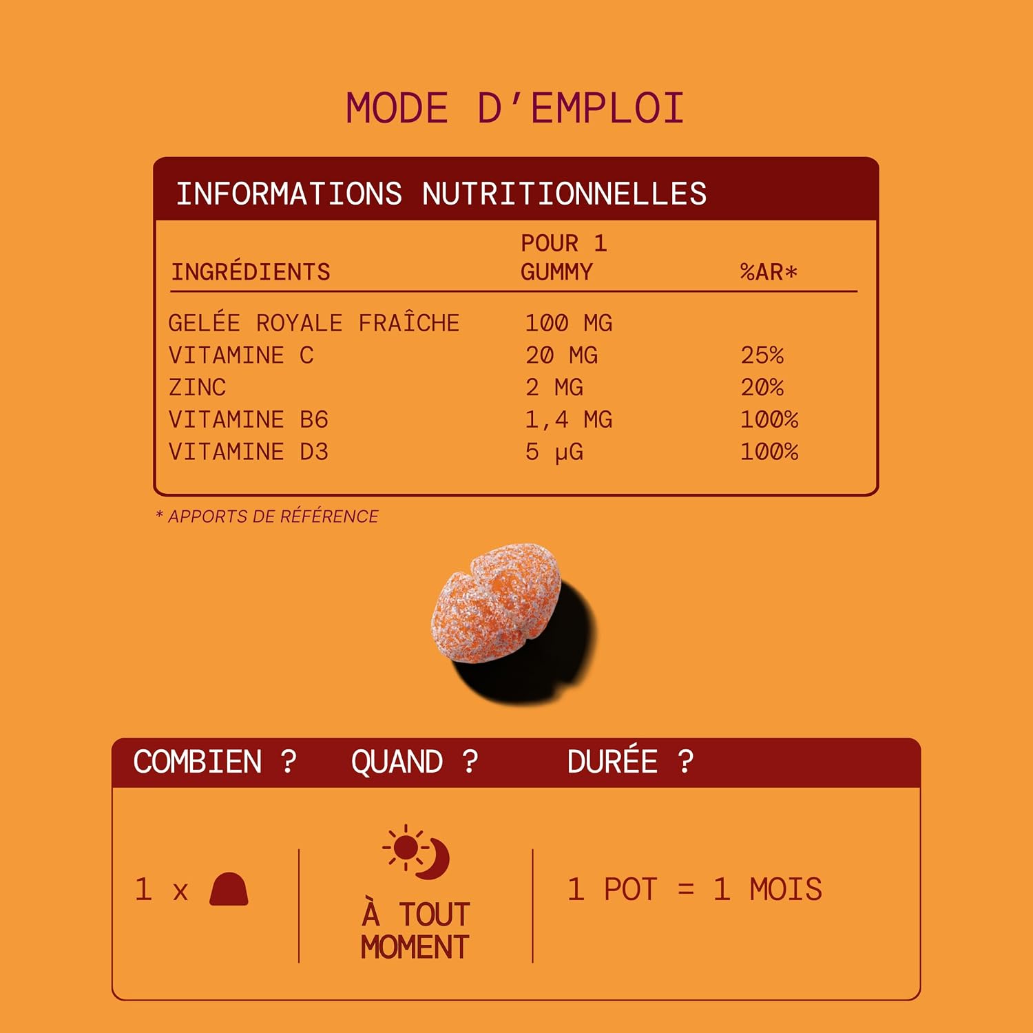 MIUMLAB - Gummies Royal Jelly Child Immunity - Immu Royale - Image 6