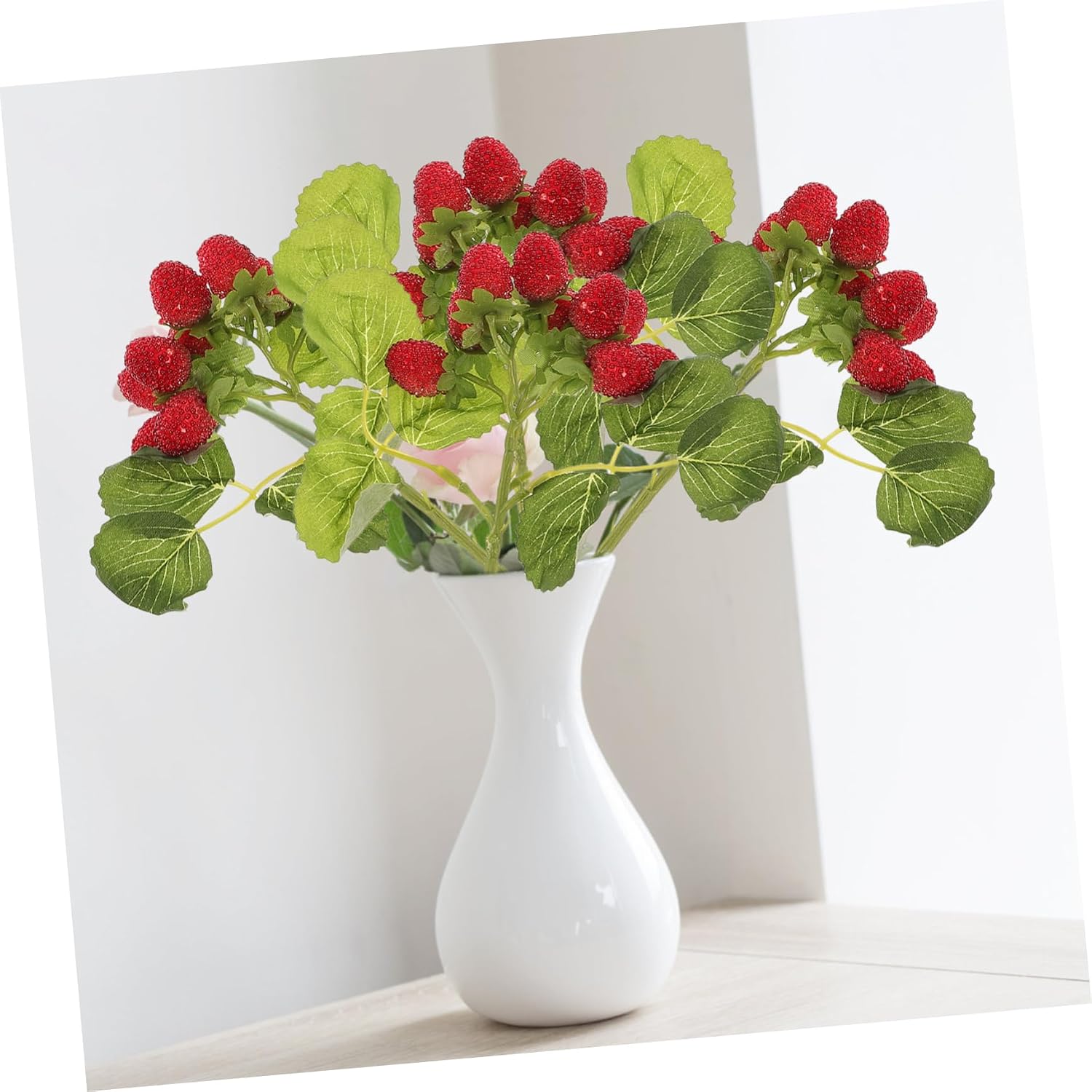 Alipis Set of 2 Artificial Berries Bouquet Blue Photo Props Office Decoration Artificial Flower Christmas Branch Party Decoration - Image 5
