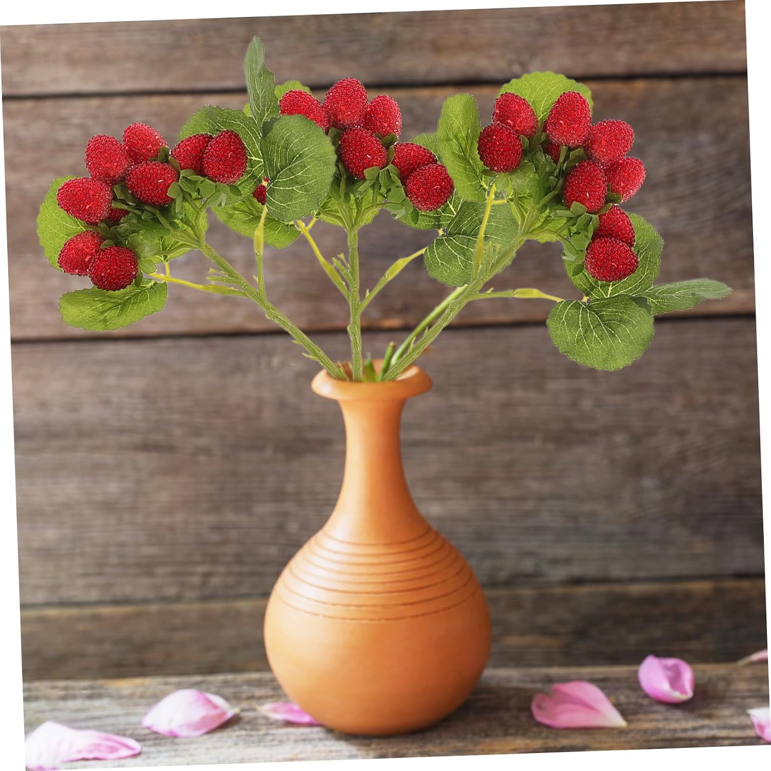 Alipis Set of 2 Artificial Berries Bouquet Blue Photo Props Office Decoration Artificial Flower Christmas Branch Party Decoration - Image 7