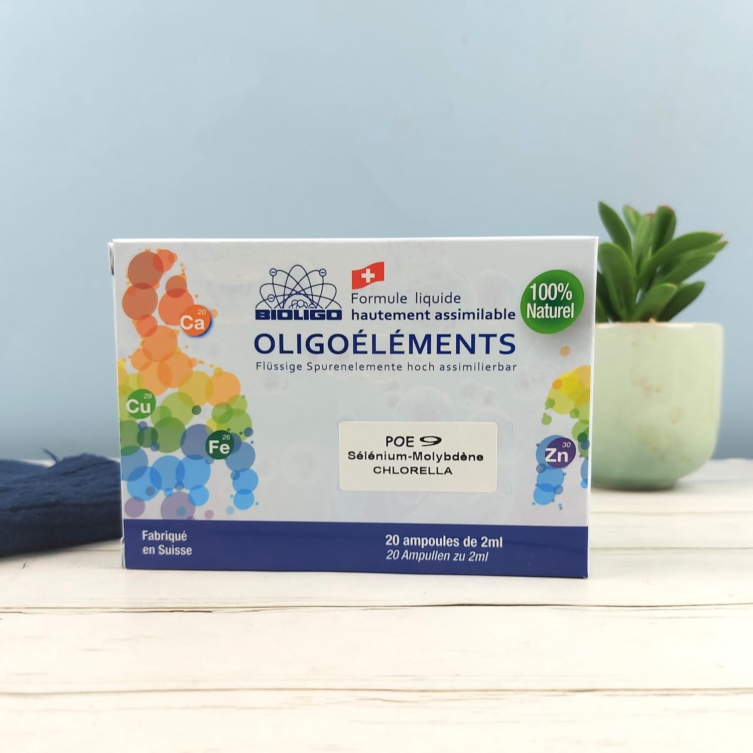 POE N°9 - Micronutrient preparation - Detoxification - Chlorella - 20 ampoules of 2 ml - Bioligo - Image 3