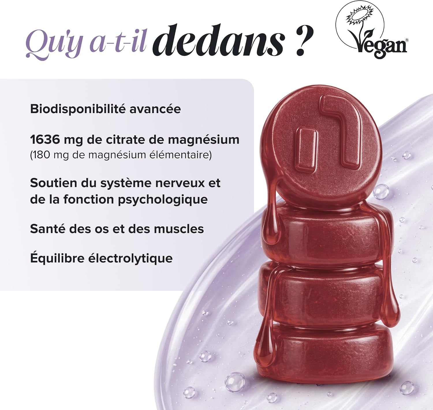 Magnesium Gummies | 1636 mg Magnesium Citrate | Novomins - Image 5