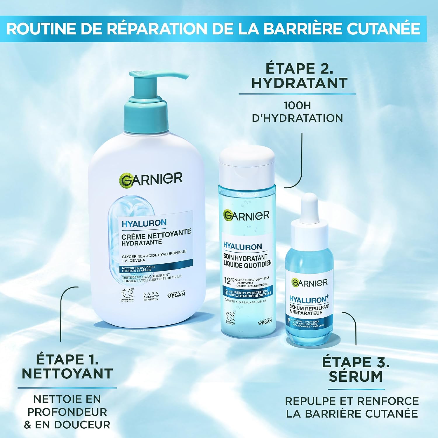 Garnier Hydrating Hyaluron Cleansing Cream 250ml - Image 7