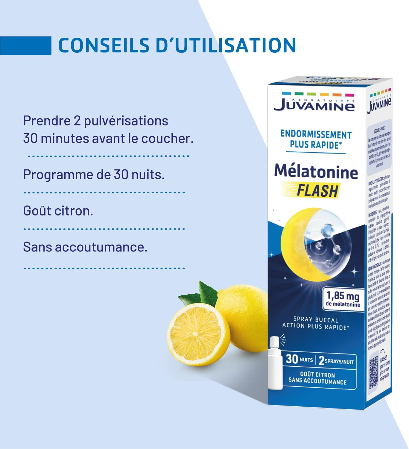 JUVAMINE Sleep Spray - Melatonin 1.85mg - Fast Sleep - 15ml - Image 5