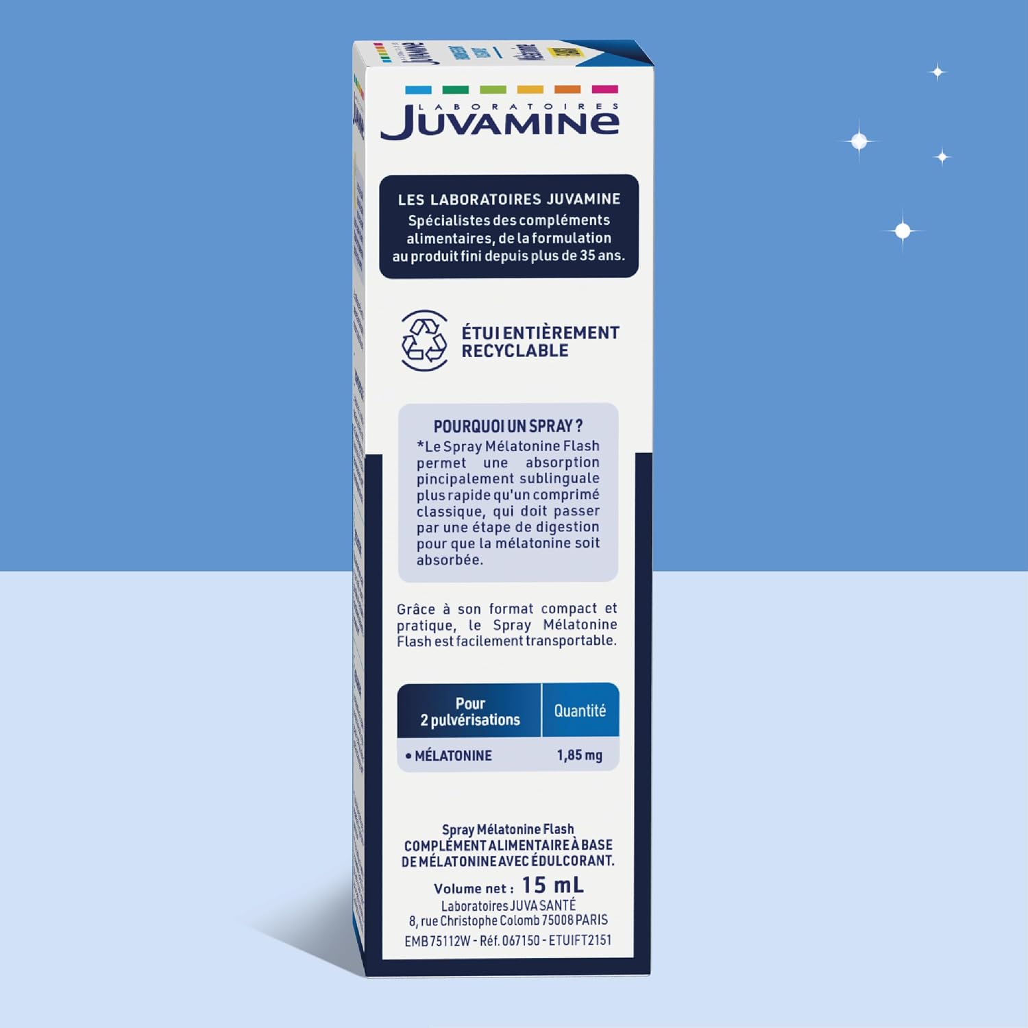 JUVAMINE Sleep Spray - Melatonin 1.85mg - Fast Sleep - 15ml - Image 7