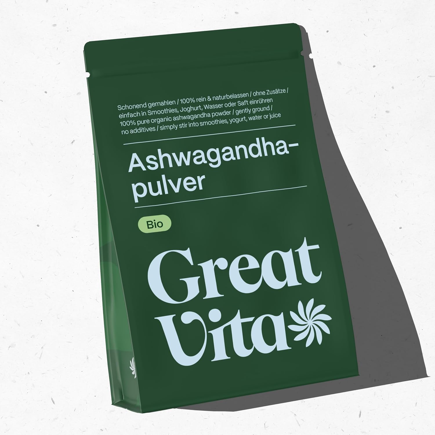 MeaVita Organic Ashwagandha Powder, 400 g, vegan & without additives - Image 5